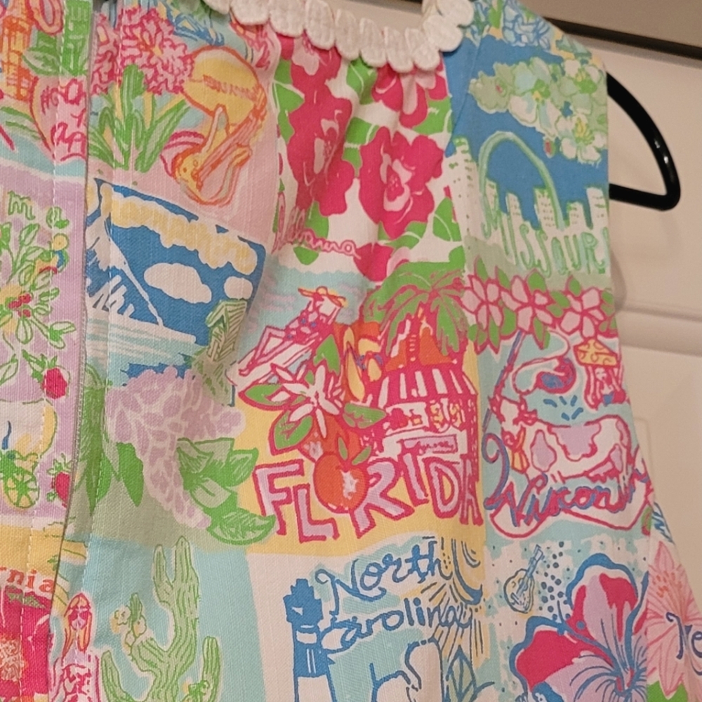 🦄❤️🔥 HTF Lilly Pulitzer Adelson State Of Mind Dress 14 - Picture 4 of 5